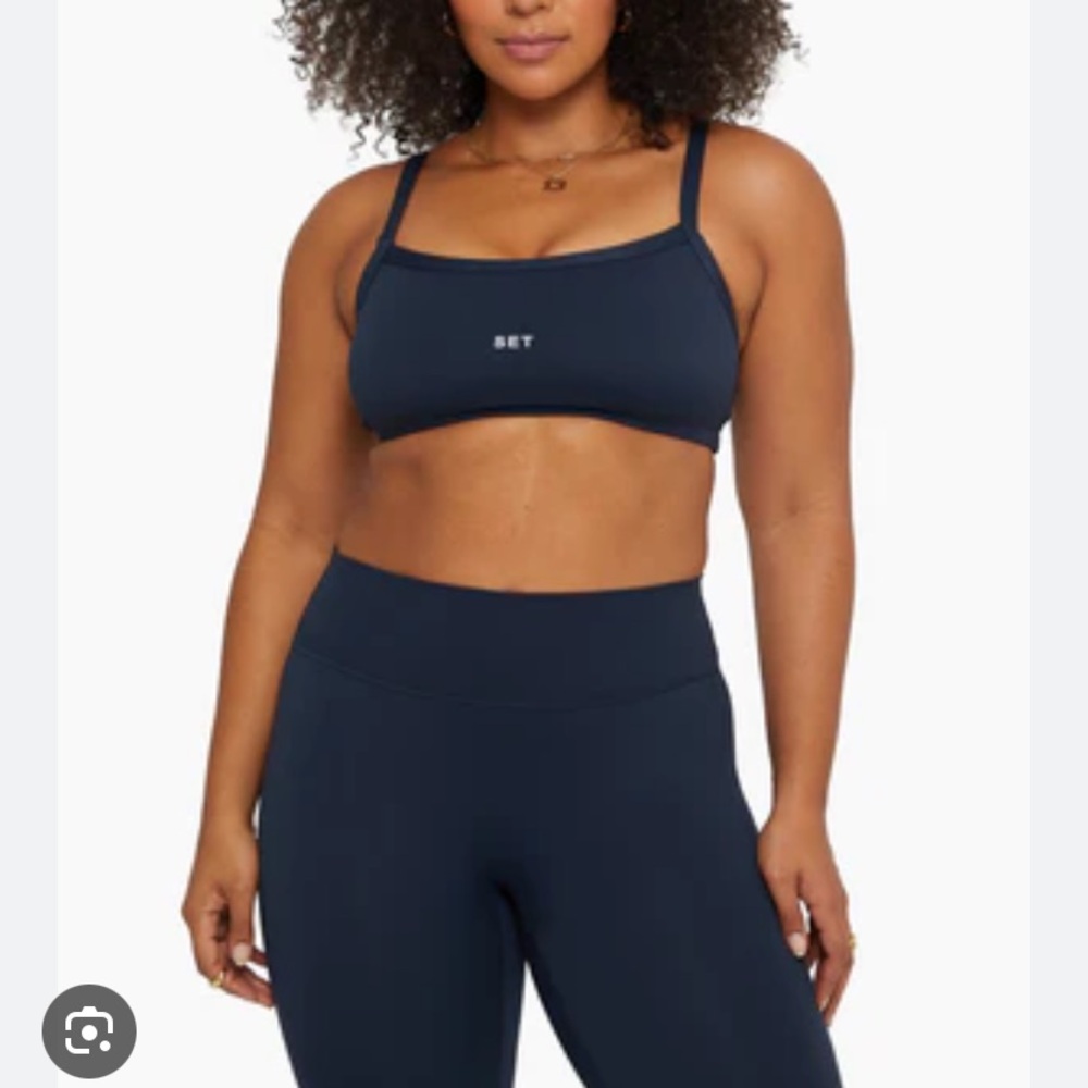 SET ACTIVE sport body legging and scoop bra in color Oxford